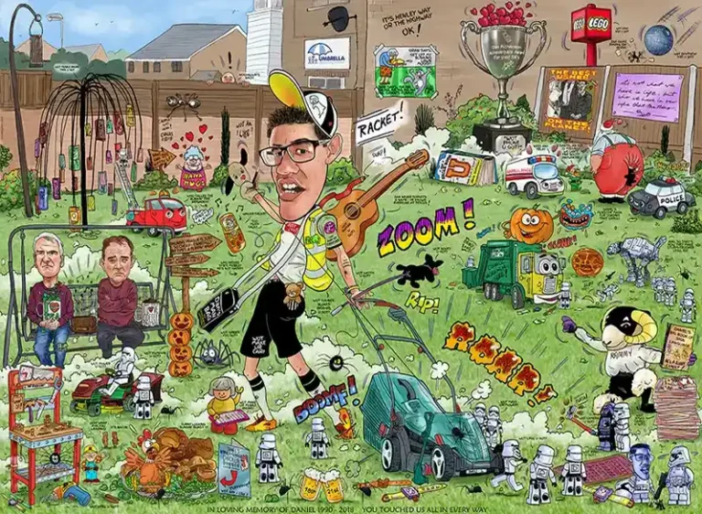 Chumleys Art cartoons and caricatures - Daniel