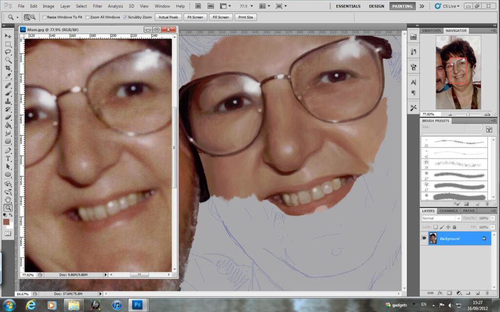 Chumleys Art Digital Painting - Christine and Bob Childs